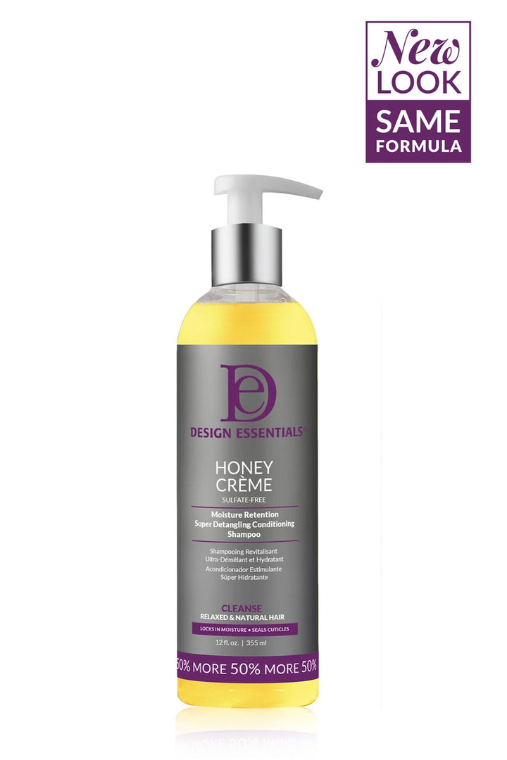 Design Essentials - Honey Creme - Shampooing super démêlant et hydratant - 355 g