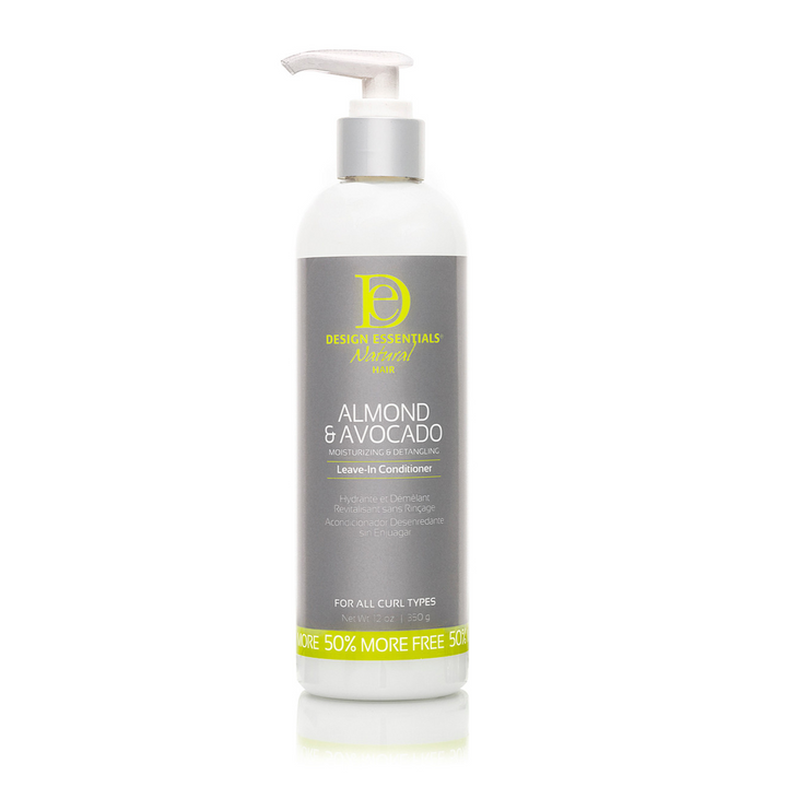 Design Essentials - Almond & Avocado Detangling Leave-In Conditioner - Après-shampooing démêlant sans rinçage -350 ml