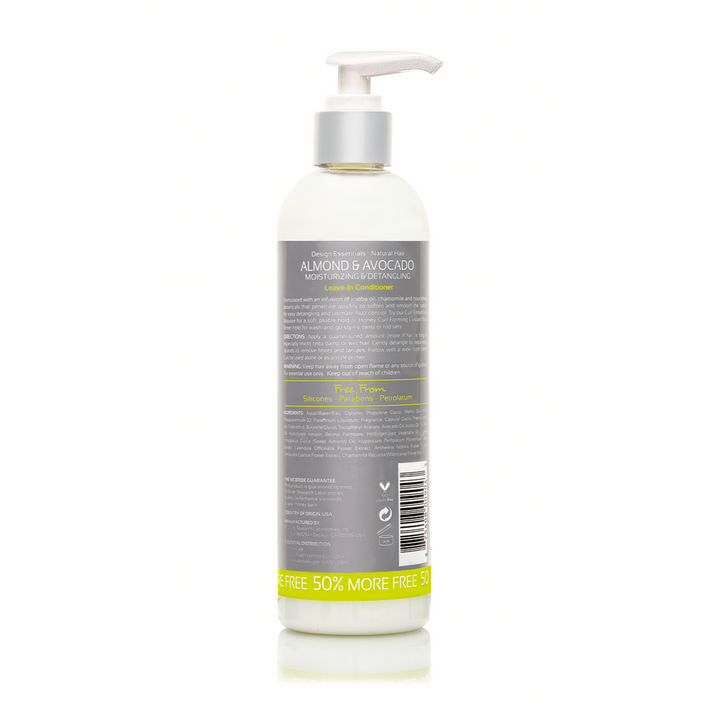 Design Essentials - Almond & Avocado Detangling Leave-In Conditioner - Après-shampooing démêlant sans rinçage -350 ml