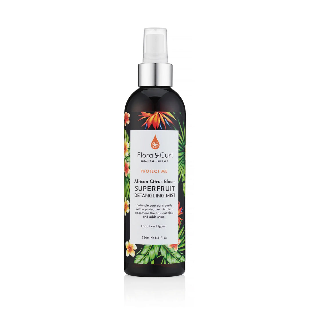 Flora and Curl - African Citrus Superfruit Detangling Mist - Brume démêlante aux agrumes africains et aux super fruits - 250 ml