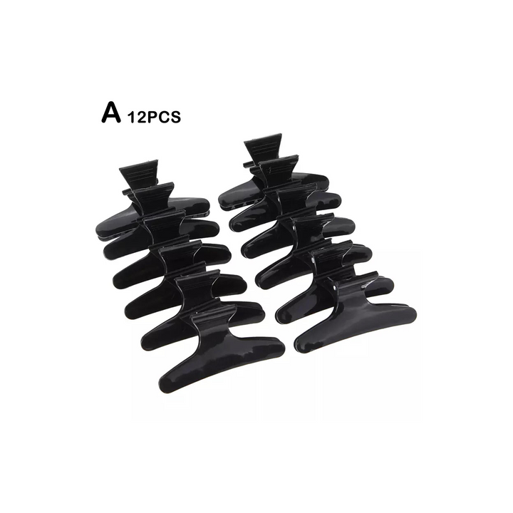 Clip - Pinces à cheveux papillon tenant des griffes - 12 pcs / lot