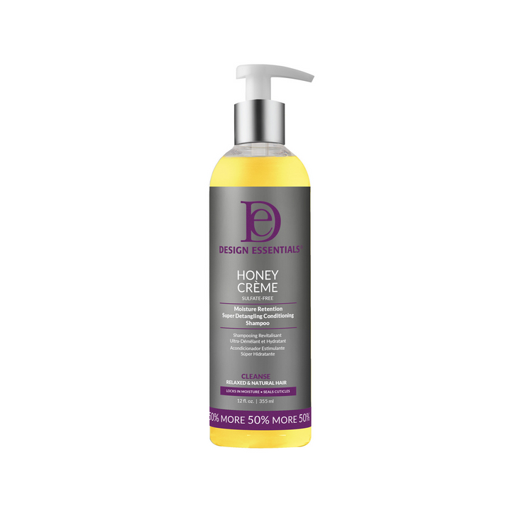 Design Essentials - Honey Creme - Shampooing super démêlant et hydratant - 355 g