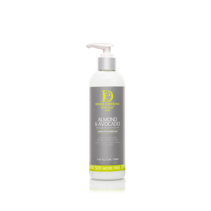 Design Essentials - Almond & Avocado Detangling Leave-In Conditioner - Après-shampooing démêlant sans rinçage -350 ml