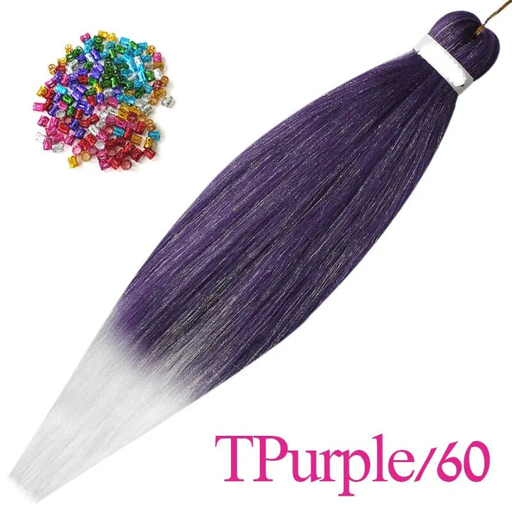 Extensions de Cheveux préétirées 26 pouces - Fibre Kanekalon - Xpression