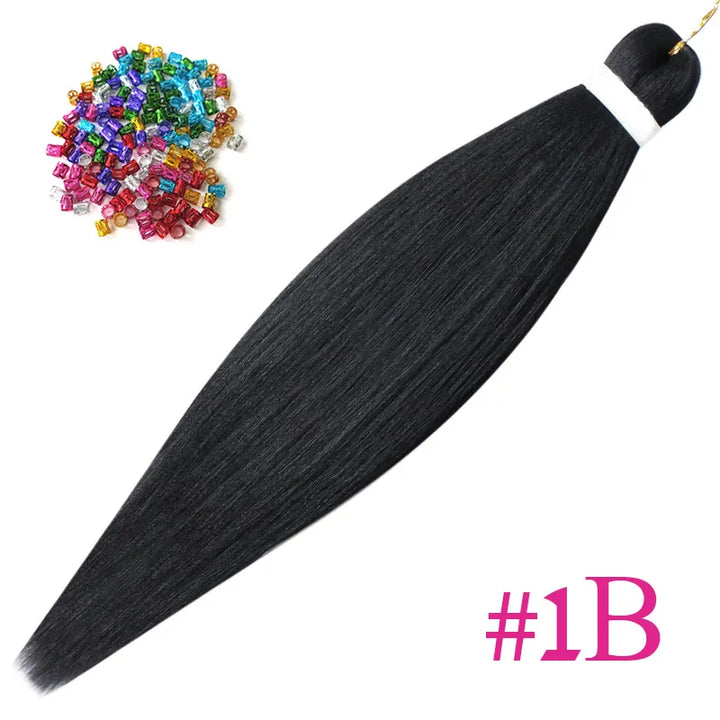 Extensions de Cheveux préétirées 26 pouces - Fibre Kanekalon - Xpression