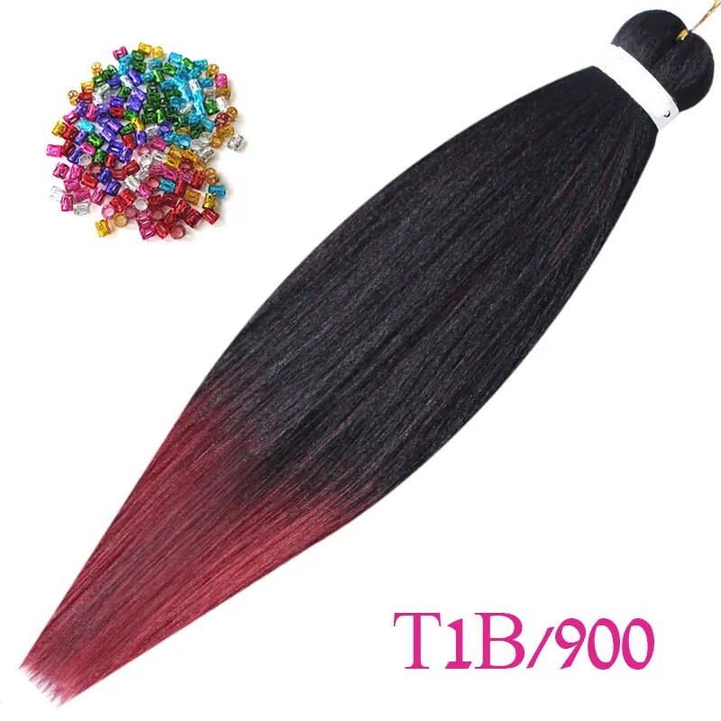 Extensions de Cheveux préétirées 26 pouces - Fibre Kanekalon - Xpression