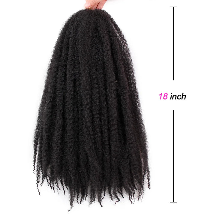 Extensions de cheveux Afro Kinky pour crochet braids - Kanekalon synthétique