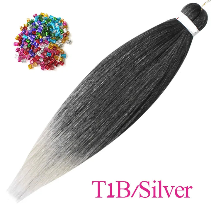 Extensions de Cheveux préétirées 26 pouces - Fibre Kanekalon - Xpression