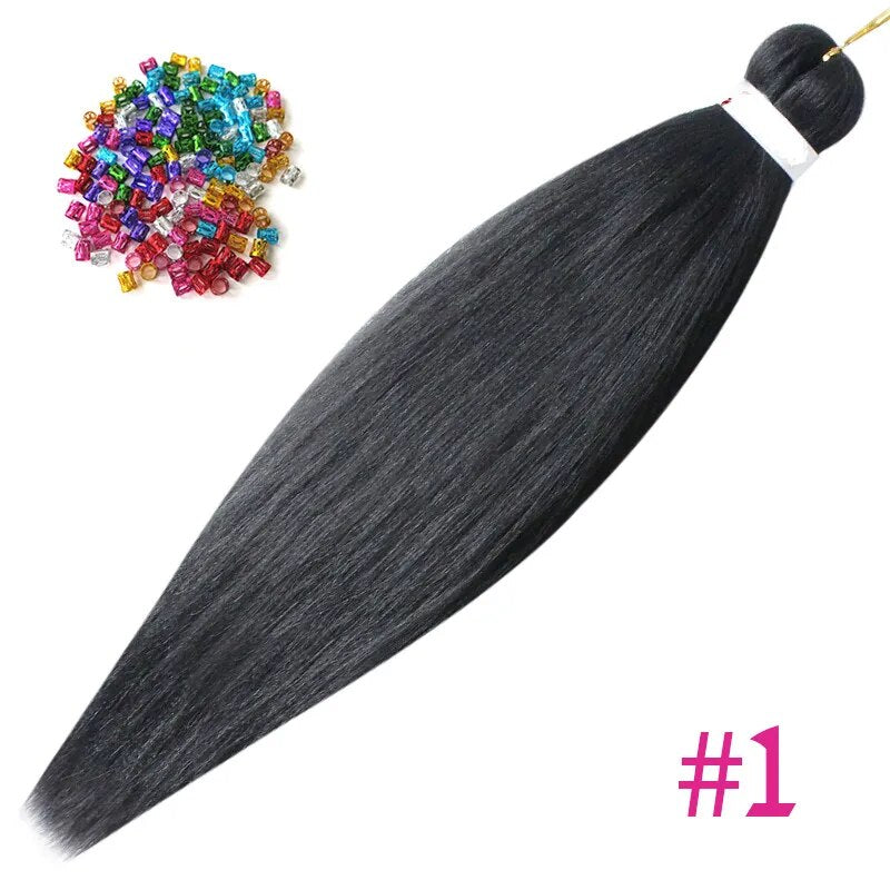 Extensions de Cheveux préétirées 26 pouces - Fibre Kanekalon - Xpression