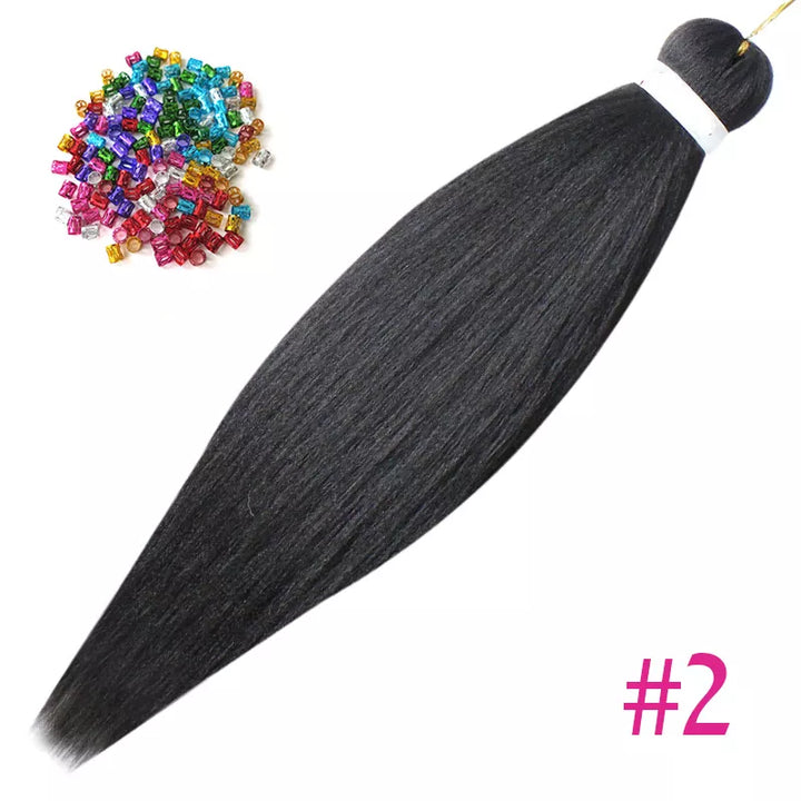 Extensions de Cheveux préétirées 26 pouces - Fibre Kanekalon - Xpression