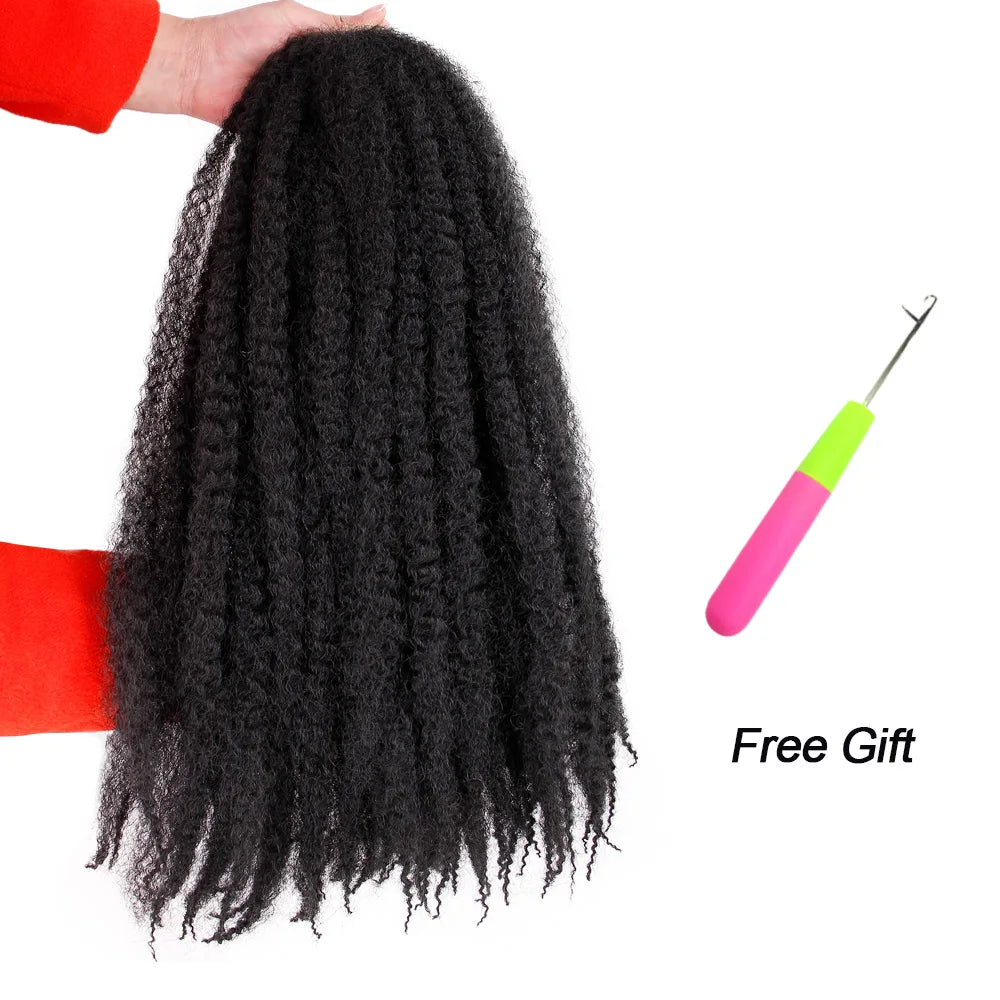 Extensions de cheveux Afro Kinky pour crochet braids - Kanekalon synthétique