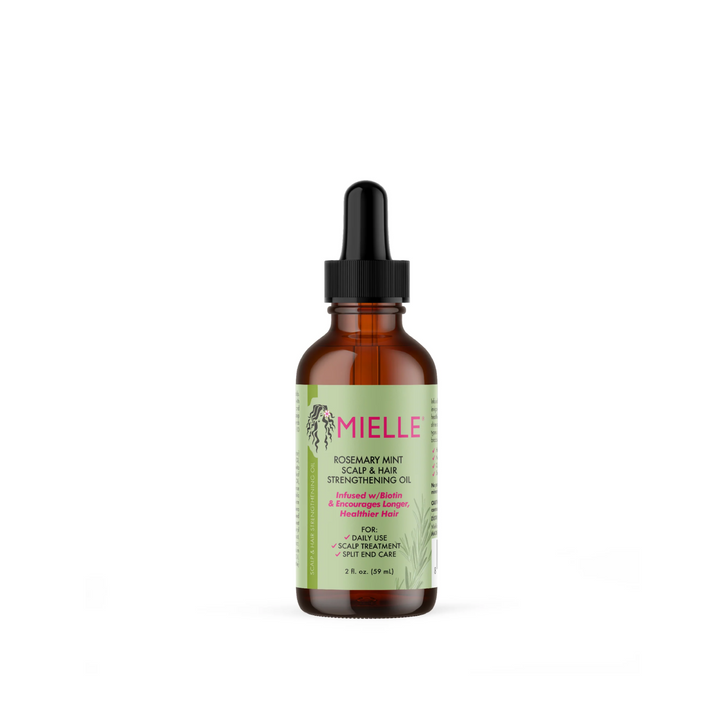 Mielle Organics - Rosemary Mint Scalp & Hair Strengthening Oil - Huile fortifiante pour le cuir chevelu et les cheveux - 59 ml