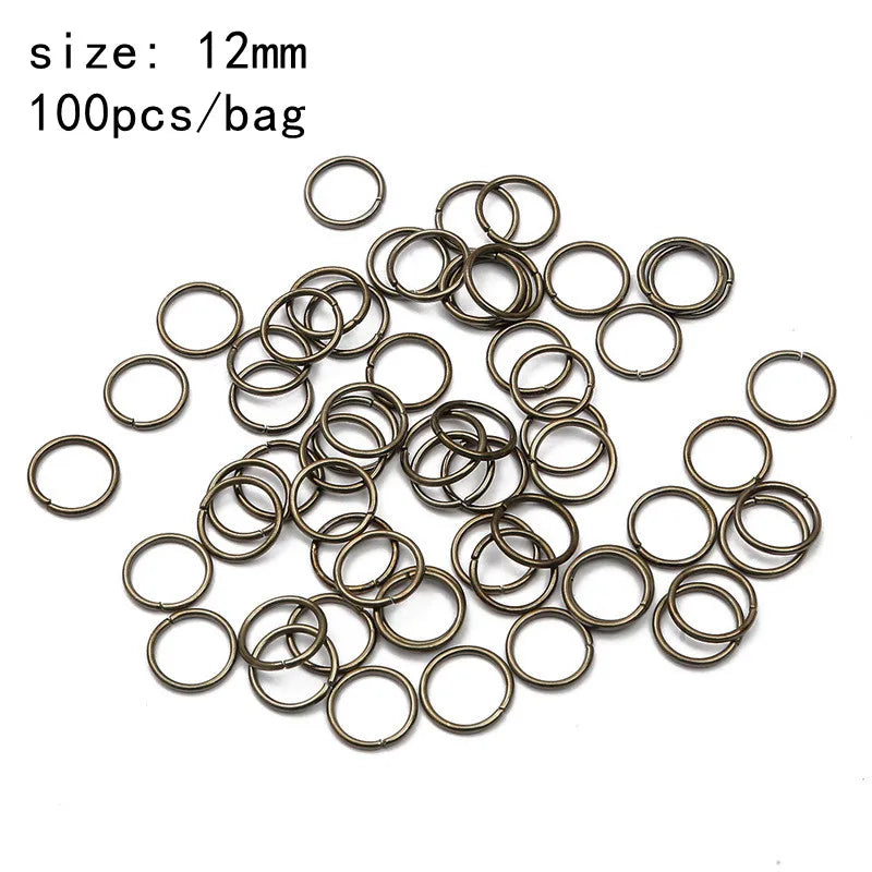 Anneaux clips perles ajustables pour tresses et Dreadlocks/locks - 50pcs