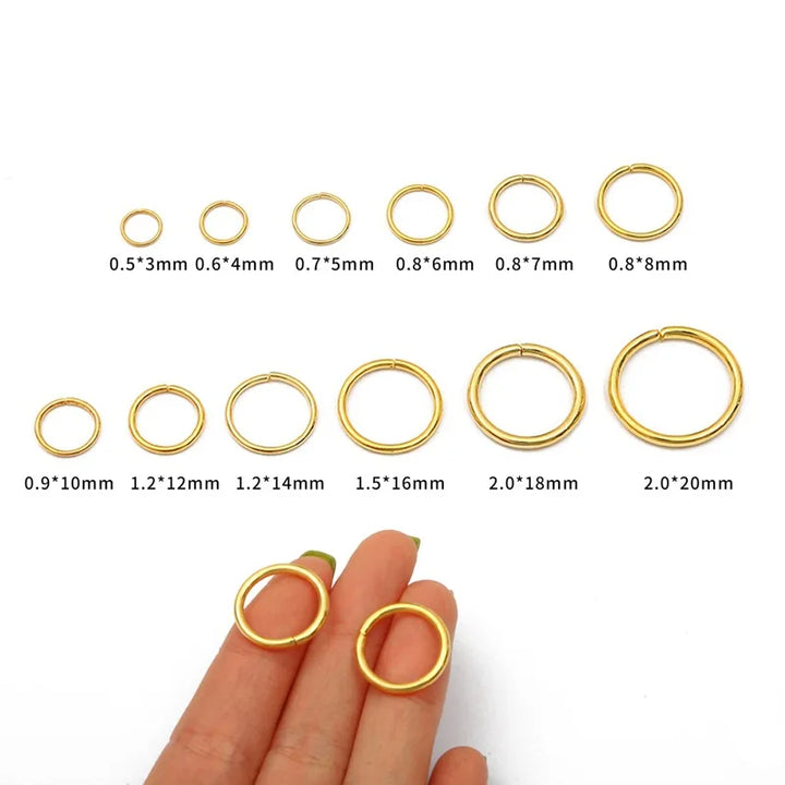 Anneaux clips perles ajustables pour tresses et Dreadlocks/locks - 50pcs