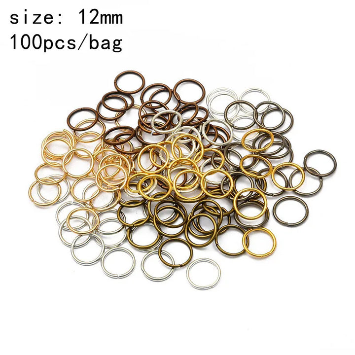 Anneaux clips perles ajustables pour tresses et Dreadlocks/locks - 50pcs