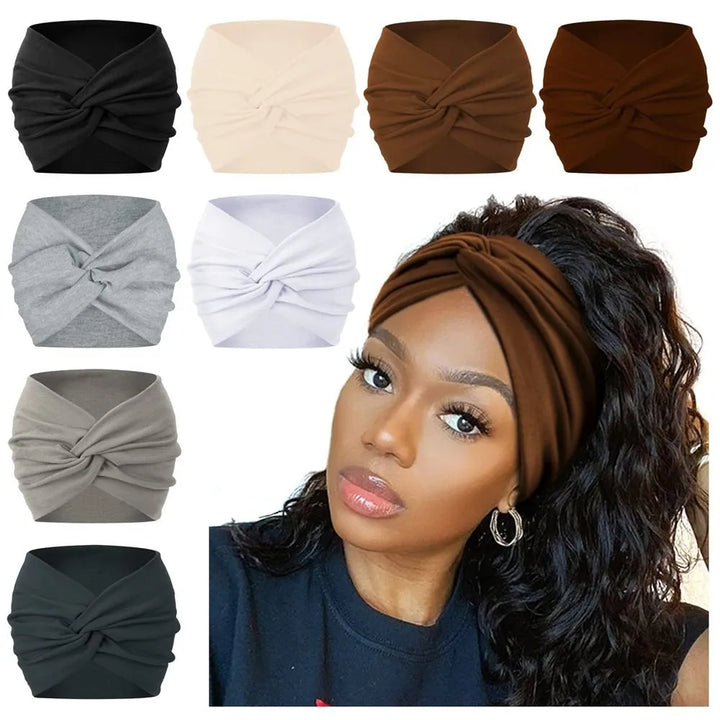 Bandeau turban large - en nylon 