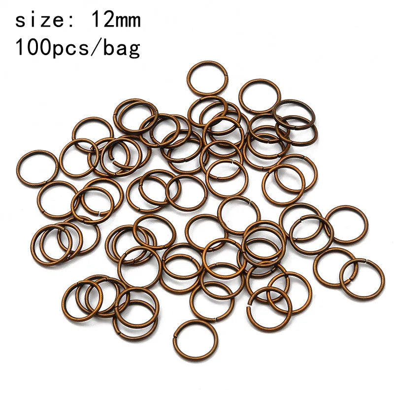 Anneaux clips perles ajustables pour tresses et Dreadlocks/locks - 50pcs