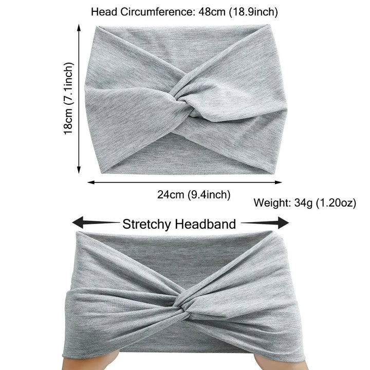 Bandeau turban large - en nylon 