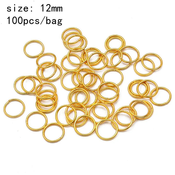 Anneaux clips perles ajustables pour tresses et Dreadlocks/locks - 50pcs