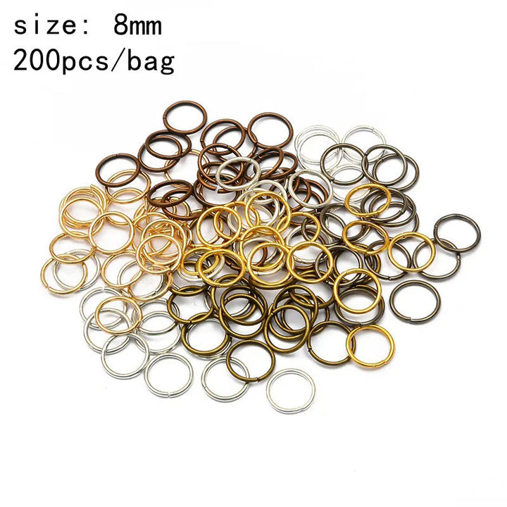 Anneaux clips perles ajustables pour tresses et Dreadlocks/locks - 50pcs