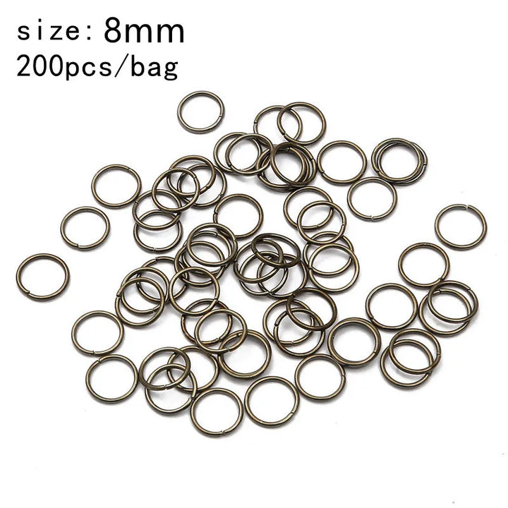 Anneaux clips perles ajustables pour tresses et Dreadlocks/locks - 50pcs