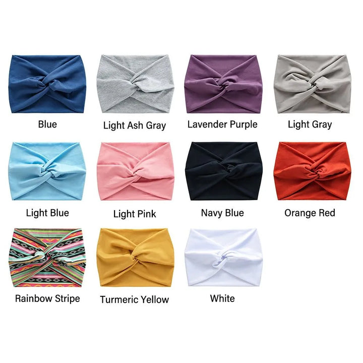 Bandeau turban large - en nylon 