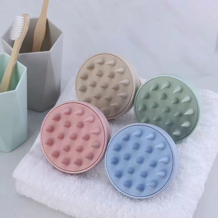 Brosse en Silicone pour le shampooing | Massage du cuir chevelu et stimulation