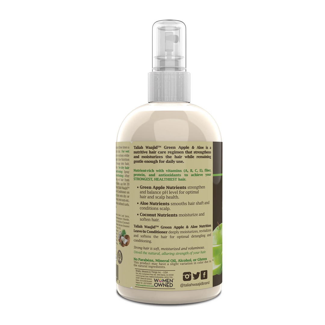 Talia Waajid - Green Apple & Aloe Nutrition Leave-In Conditioner 12oz - 355 ml - Lait sans rinçage